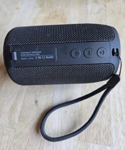 MusiBaby M68 Wireless Bluetooth Speaker, Portable, Waterproof, 1500 Minute Playtime, Dual Pairing, 360 Stereo Sound, Amazing Bass, Black 38 81YNbSz NHL