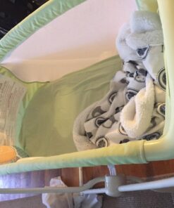 Fisher-Price Rock with Me Bassinet Green 48 81YO9qS4KoL