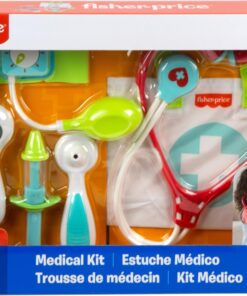 Fisher-Price Preschool Pretend Play Medical Kit 7-Piece Doctor Bag Dress Up Toys for Kids Ages 3+ Years Standard Packaging 20 81YOkTd1buL