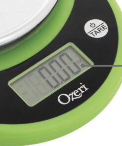 Ozeri Pronto Digital Multifunction Kitchen and Food Scale, Black on Lime 24 81YQPpEsL