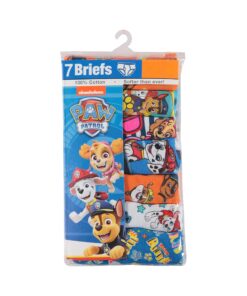 Paw Patrol Boys' 100% Combed Cotton Underwear Multipacks with Chase, Skye, Rubble & More in Sizes 18m, 2/3t, 4t, 4, 6, 8 7-pack Brief 25 81YQjYIai4L 2