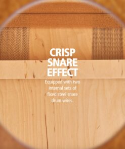 Meinl Percussion Jam Cajon Box Drum with Snare and Bass Tone for Acoustic Music — Made in Europe — Baltic Birch Wood, Play with Your Hands, 2-Year Warranty (JC50LBNT) Light Brown/Natural 22 81YSIIUjNoL