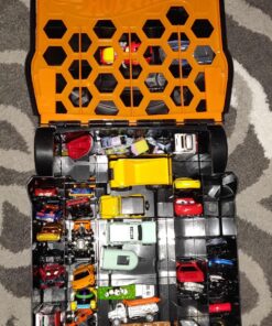 Hot Wheels 100-Car, Rolling Storage Case with Retractable Handle, Model:20135 100 Car 40 81YTJyW0DCL