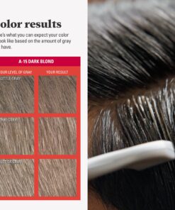 Just For Men Easy Comb-In Color Mens Hair Dye, Easy No Mix Application with Comb Applicator - Dark Blond, A-15, Pack of 1 1 Count (Pack of 1) Dark Blond A-15 15 81YTfxGci6S