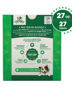 GREENIES Original Regular Natural Dog Dental Care Chews Oral Health Dog Treats, 27 oz. Pack (27 Treats) 27 Count (Pack of 1) 29 81YUZEkDGbL