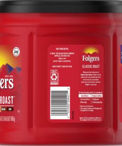 Folgers Classic Roast Coffee, 30.5-Oz Can 1.9 Pound (Pack of 1) 9 81YUjZ3m9AL