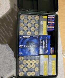 MTM AC11 Ammo Can for Bulk Ammo, Lockable, Water-Resistant, Heavy-Duty Dual Latches, Double Padlock Tabs, USA Made, Forest Green 31 81YUtmyk5EL