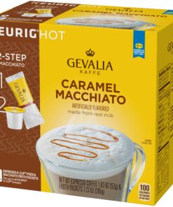 Gevalia Caramel Macchiato Espresso K-Cup Coffee Pods & Froth Packets (9 Pods and Froth Packets) 9 Count (Pack of 1) 10 81YVzkgp3JL