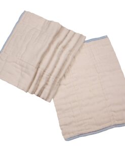 OsoCozy Prefolds Unbleached Cloth Baby Diapers, Size 1 (7-15 lbs), 6 Pack, Soft, Absorbent and Durable 100% Natural Cotton 24 81YWGTElgtL