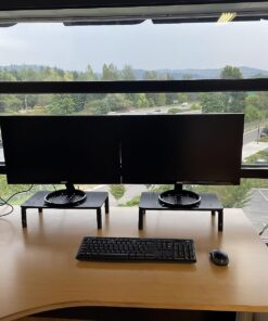 Plugable Universal Laptop Docking Station Dual Monitor for Windows and Mac, DisplayLink USB 3.0 or USB C Dock, (Dual Video: HDMI and HDMI/DVI/VGA, Gigabit Ethernet, Audio, 6 USB Ports) 32 81YWkGUCaL 1