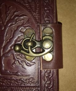 Leather Celtic Tree of Life Book of Shadows Blank Spell Book Wicca 5" Brown 43 81YWsRqjhKL