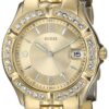 GUESS Bracelet Watch with Date Feature Gold Tone/Champagne/Gold Tone