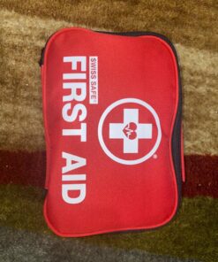 Swiss Safe 2-in-1 First Aid Kit (120 Piece) + Bonus 32-Piece Mini Kit: Compact, Lightweight for Emergencies at Home, Outdoors, Car, Camping, Workplace, Hiking & Survival 120 Piece Standard 29 81YYSdMqnzL