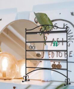 Mango Steam Jewelry Organizer for Hanging Earrings Black 28 81YZxZLC1tL