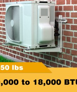 LBG Products Mini Split Wall Mounting Bracket,Air Conditioner Support Bracket for 9000-18000 Btu,Ductless Heat Pumps,HVAC Systems,Compressors,Air Conditioner Units Support up to 350lbs 12 81YaMfvtO7L