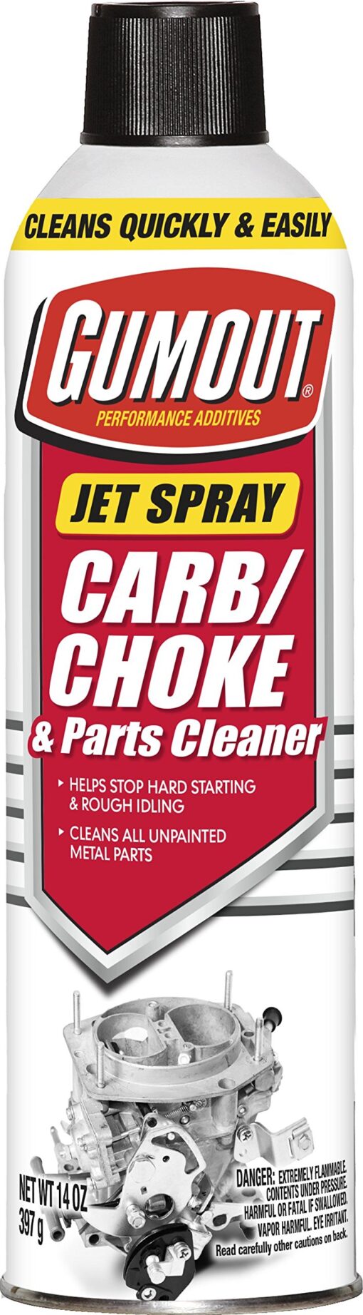 Gumout 800002231 Carb and Choke Cleaner, 14 oz.