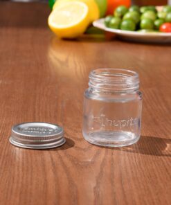Smith's Mason Jars Mini Mason Jars set of 6 Chupito Shot Glasses with Lids - 2oz Per Shot Glass - For Parties, Arts and Crafts Storage, Drinks, Wedding Favors 40 81Yb2DNflYL