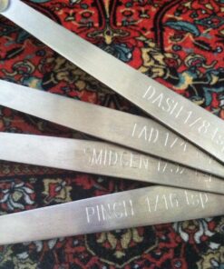 New Star Foodservice 42924 Stainless Steel Measuring Spoons Set, Mini (Mini Spoons) 5-Piece Set 31 81YcDRSkUL