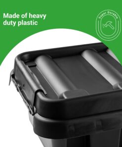 SOCKiTBOX – The Original Weatherproof Connection Box – Indoor & Outdoor Electrical Power Cord Enclosure for Timers, Extension Cables, Transformers, Power Strips, Lights, Tools & More – Medium – Black 21 81YcUtwYgGL