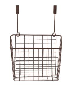 Alternative view of Spectrum Grid Over The Cabinet Wire Storage Basket Large (Bronze) - Organizer for Bathroom, Kitchen, Under Sink, Pantry, Hair Tools, & More