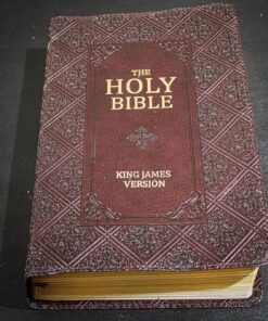 KJV Holy Bible, Giant Print Standard Size Faux Leather Red Letter Edition - Thumb Index & Ribbon Marker, King James Version, Dark Brown 54 81YcvdAb4wL