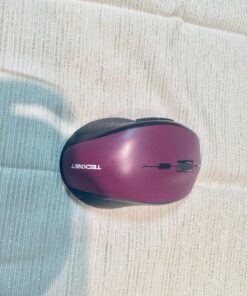 TECKNET Wireless Mouse, 2.4G USB Computer Mouse with 6-Level Adjustable 3200 DPI, 30 Months Battery, Ergonomic Grips, 6 Buttons Portable for PC, Chromebook, Mac - Purple 32 81YdJIQit L