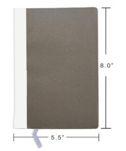 Journal Refill - Wide Lined - 5.5" x 8.2" (A5) Wide Ruled Refill Blank Paper | 5x8-200 pages | Travelers Notebook Refills for Refillable Journals and Notebooks Wide-Lined-Refill 11 81YeSUuQFL