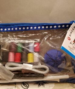 SINGER Beginner's Sew Kit W/Zipper Pouch 130pcs 22 81Yf50ly2YL