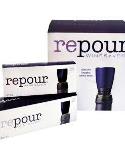 Repour Wine Saver and Stopper - Removes Oxygen, Preserving and Keeping Wine As Fresh As The Day The Bottle Was Opened (10-Pack) 10-Pack Blue 12 81YfhJKVtL