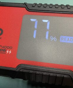 GOOLOO GT4000S Jump Starter 4000 Amp Car Starter 100W Two-Way Fast-Charging Portable Car Battery Charger Booster Pack for 10L Diesel and 12L Gas Engines, SuperSafe Lithium Jump Box for 12V Vehicles Red 92 81YgikPQshL