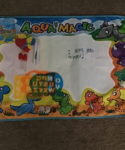 Kids Toys Water Doodle Mat: Dinosaur Painting Coloring Pad for Toddlers 1-3 - Aqua Magic Drawing Board for 2 3 4 Year Old Toddler Arts and Crafts Christmas Birthday Gifts for Girls Boys Age 2-4 3-5 54 81Yh2AoLZ3L