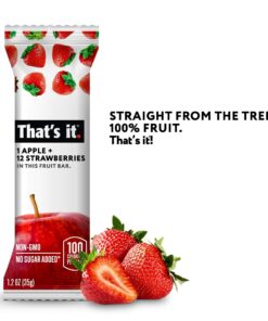That's it. Variety Pack 100% Natural Real Fruit Bar, Best High Fiber Vegan, Gluten Free Healthy Snack, Paleo for Children & Adults, Non GMO No Added Sugar, No Preservatives Energy Food (12 Pack) 12 Count (Pack of 1) 14 81YhZBN19ML