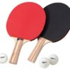 Viper Table Tennis Accessory Set (Rackets/Paddles and Balls) 2 Rackets and 3 Balls