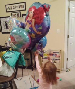 Little Mermaid Balloons - Ariel Balloon Bouquet - 5 Balloons 9 81YiSGKAetL