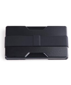 Alternative view of Radix One Slim Wallet - Minimalist Ultralight Polycarbonate Money Clip Black/Black