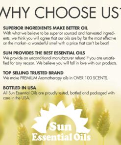 Sun Essential Oils 8oz - Peppermint Essential Oil - 8 Fluid Ounces 8 Fl Oz (Pack of 1) 20 81YjMiSEd7L