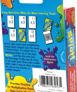 Teacher Created Resources Edupress EP63953 Math Splat Game: Multiplication 9 81YjjfqnwYL