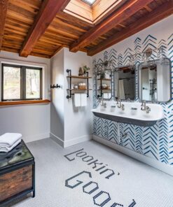 Design House 519728 Ajax 3 Light Vanity Light, Galvanized Steel Finish 46 81YkeeS3T5L