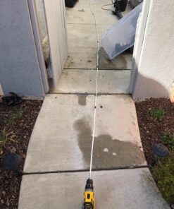 Dryer Vent Duct Cleaning Kit - Gardus RLE202 LintEater Rotary Dryer Vent Cleaner Kit, Removes Lint, Dryer Vent Cleaning System Extends Up to 12’ with 4 Flexible 3' Rods, Air Duct Cleaning Tools 59 81Ylf72q37L