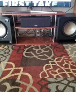 Polk Audio HTS 12 Powered Subwoofer with Power Port Technology | 12” Woofer, up to 400W Amp | For the Ultimate Home Theater Experience | Modern Sub that Fits in any Setting | Washed Black Walnut 34 81Ym1K v6gL