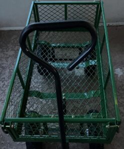 Gorilla Carts GOR400-COM Steel Garden Cart, Steel Mesh Removable Sides, 3 cu ft, 400 lb Capacity, Green 40 81Yn8Hl97zL