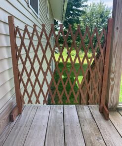Garden Creations JB4710 Extendable Instant Fence Brown 29 81YnXgNHbpL