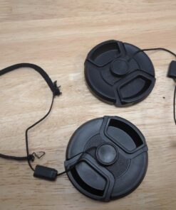 58mm Lens Cap Bundle - 4 Snap-on Lens Caps for DSLR Cameras - 4 Lens Cap Keepers - Microfiber Cleaning Cloth Included - Compatible Nikon, Canon, Sony Cameras (58mm) 58mm 49 81Ynt6XRCfL