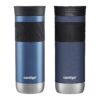 Contigo Byron Vacuum-Insulated Stainless Steel Travel Mug with Leak-Proof Lid, Reusable Coffee Cup or Water Bottle, BPA-Free, Keeps Drinks Hot or Cold for Hours, 20oz 2-Pack Blue Corn & Midnight Berry Blue Corn/Midnight Berry 20oz 2 Pack 8 81YrkrPEjZL