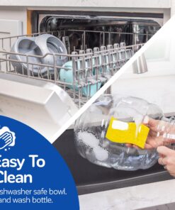 Petmate Replendish Automatic Gravity Waterer for Cats and Dogs, BPA-Free, No Batteries Required, Includes Charcoal Filter, 1 Gallon, Made in USA Silver 1 GAL 34 81YsPUDhffL 1