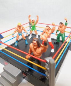 Liberty Imports Ultimate 32-Piece Wrestling Miniature Toys for Kids Pretend Play, Wrestler Figures with 2 Rings & Realistic Accessories for Boys and Girls, Great for Cake Toppers, Parties 33 81YshUjAXKL