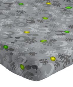Jay Franco Mojang Minecraft Spawn Gray 4 Piece Full Sheet Set with Creeper… Gray - Minecraft 8 81Ysk773zBL