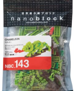 Alternative view of Nanoblock Chameleon , Green