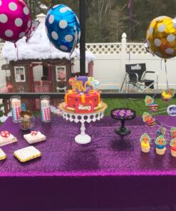 ShinyBeauty Sequin Backdrop Curtain Photo Booth Backdrop 4FTx6FT Purple Glitter Backdrop for Weddings and Events, Wedding Decoration Fabric 27 81YthQdCNyL