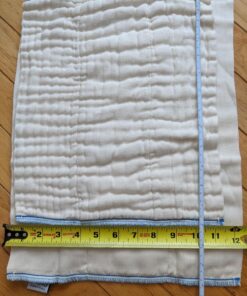 OsoCozy Prefolds Unbleached Cloth Baby Diapers, Size 1 (7-15 lbs), 6 Pack, Soft, Absorbent and Durable 100% Natural Cotton 35 81YvMOPhC2L